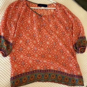 Sheer Moroccan Blouse